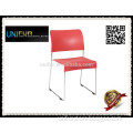Replica famous stackable modern cheap stackable plastic chair without armrest